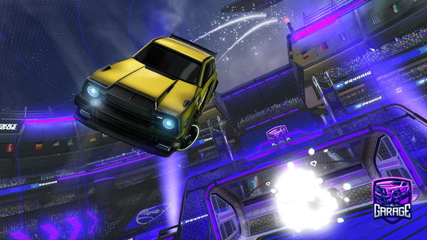 A Rocket League car design from DaveOnyx_87