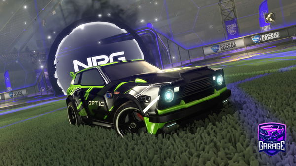 A Rocket League car design from lomono