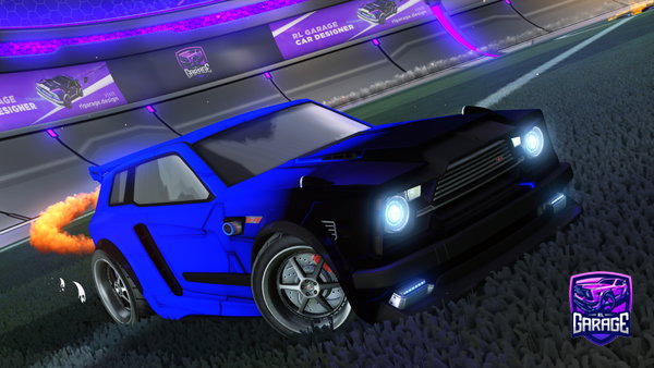 A Rocket League car design from Juxipie