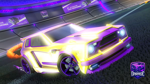 A Rocket League car design from Pawniward