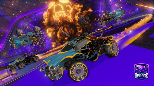 A Rocket League car design from Ludobleu18