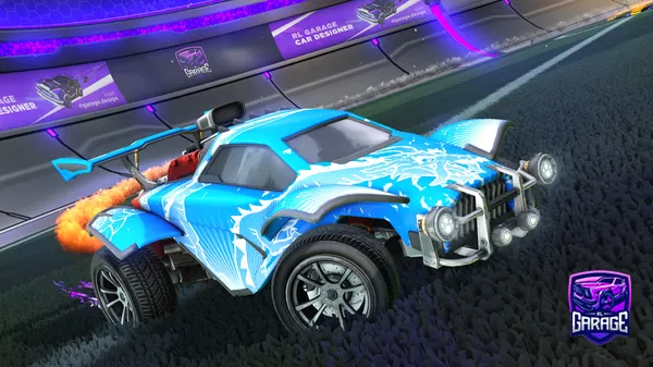 A Rocket League car design from 999_Oli