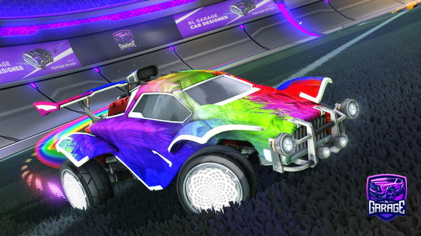 A Rocket League car design from davidoo570