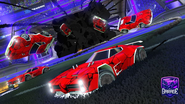 A Rocket League car design from TTv_5GX