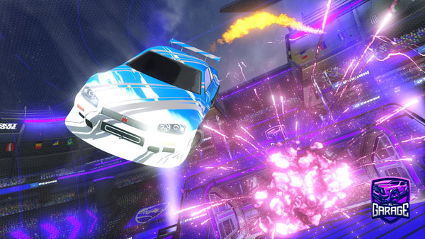 A Rocket League car design from ItzFoxzzz1383