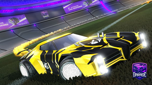 A Rocket League car design from Abeillonnaise