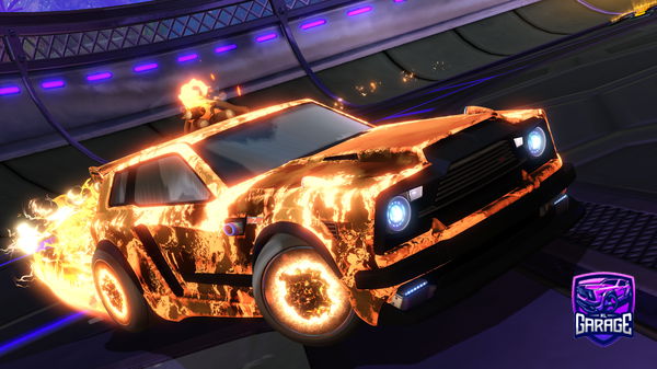 A Rocket League car design from Crocotullinge