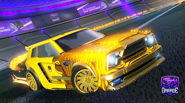 A Rocket League car design from Cleclelenoob_on_switch