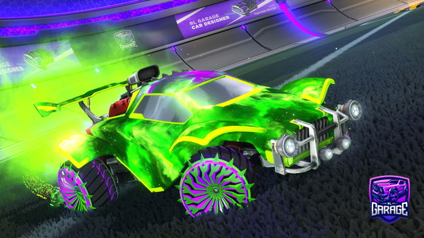 A Rocket League car design from zsr_titan