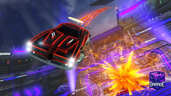 A Rocket League car design from Raninkej