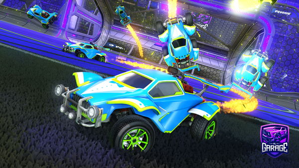 A Rocket League car design from Cosmotiz