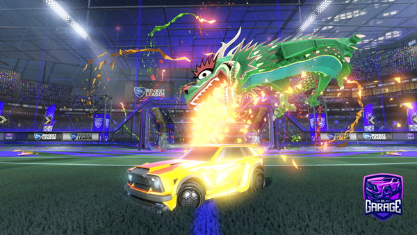 A Rocket League car design from hs7non7