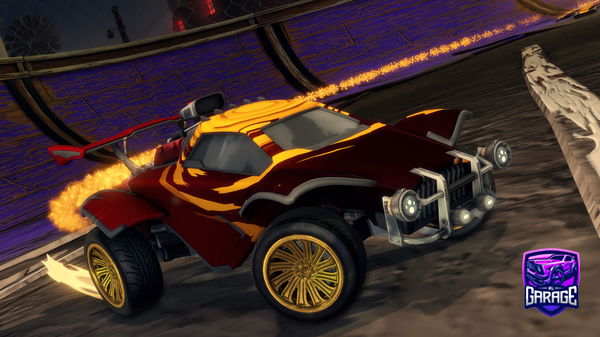 A Rocket League car design from Naoum