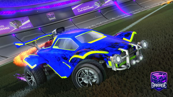 A Rocket League car design from ZPachiX