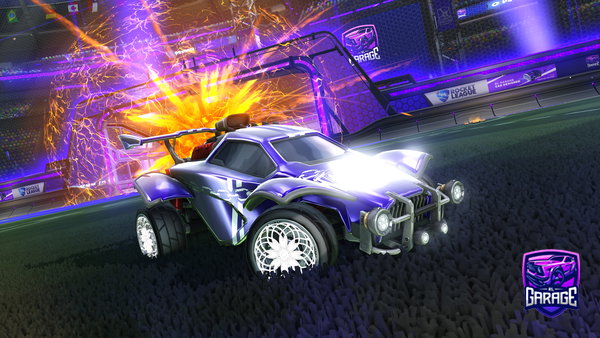 A Rocket League car design from vamosovic