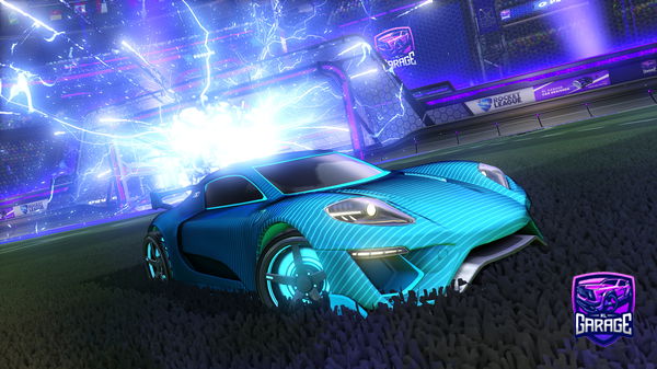 A Rocket League car design from Shinjoku