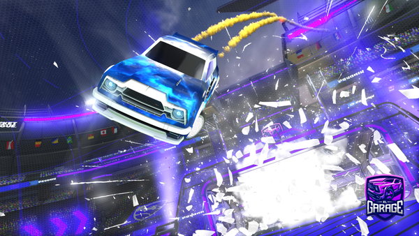 A Rocket League car design from Al-mzani
