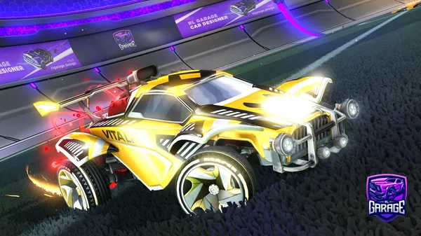 A Rocket League car design from Splashbarnes