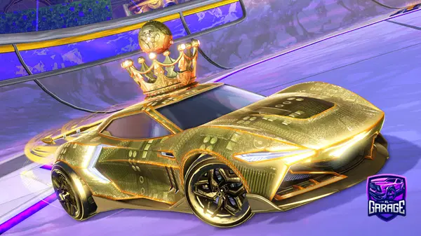 A Rocket League car design from irosario78