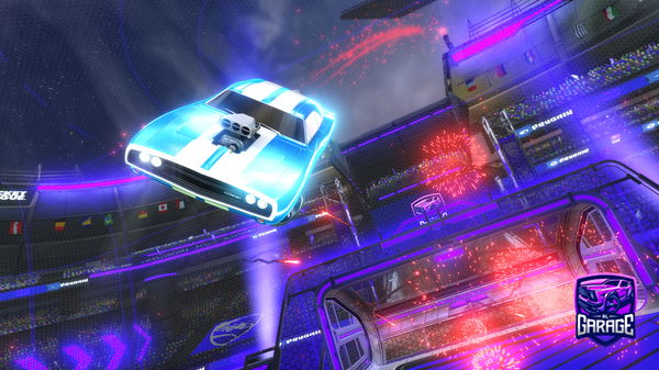 A Rocket League car design from Mitoka_on60FPS