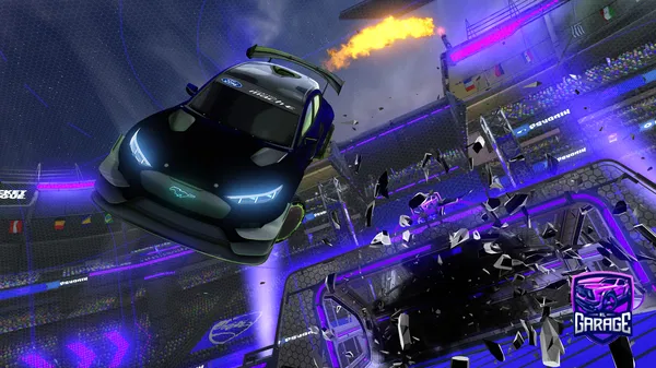 A Rocket League car design from mrplantas