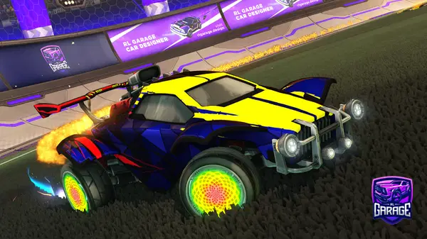 A Rocket League car design from Thihdago
