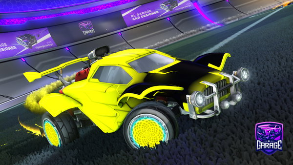 A Rocket League car design from gaviznotcool