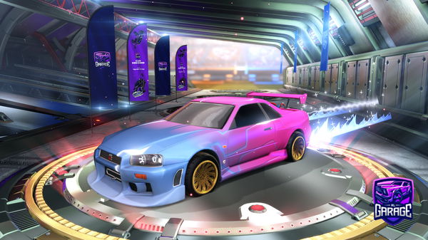 A Rocket League car design from Pizza07