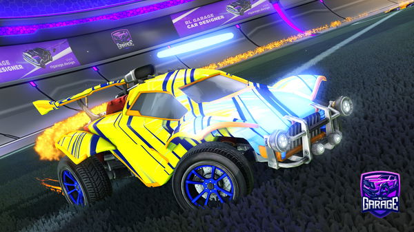 A Rocket League car design from MWWM10