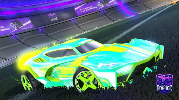 A Rocket League car design from Forgotchair