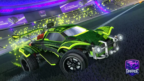 A Rocket League car design from themasonator876