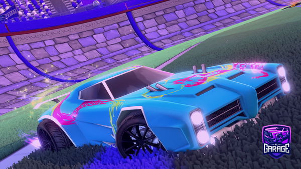 A Rocket League car design from Lucaeujskdjejnr