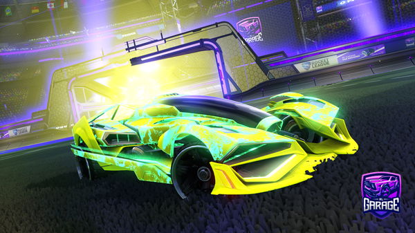 A Rocket League car design from To-fu