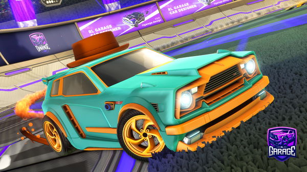 A Rocket League car design from GoldenEG