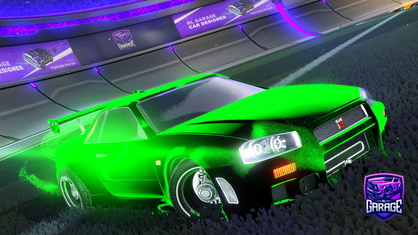 A Rocket League car design from Majkel_777