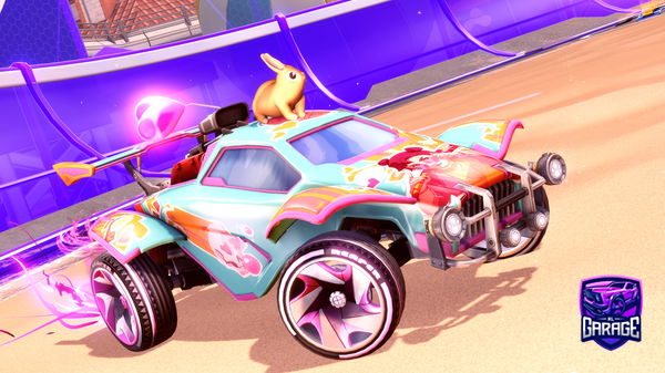 A Rocket League car design from serenithi