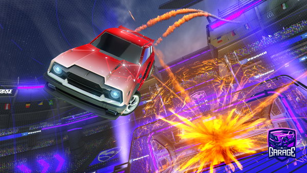 A Rocket League car design from Y87F