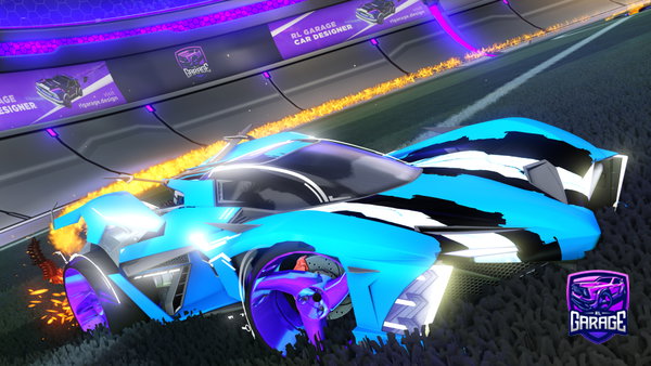 A Rocket League car design from Name47
