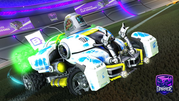 A Rocket League car design from Flash_RCR