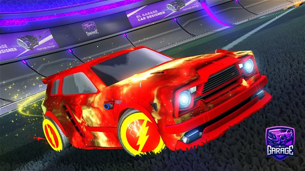 A Rocket League car design from ColeRL6