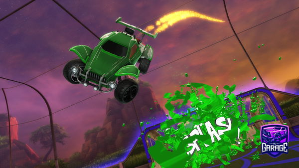 A Rocket League car design from X7-Ha7za