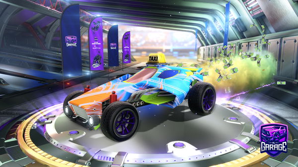 A Rocket League car design from firey727ercru