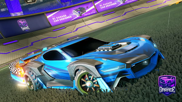 A Rocket League car design from CyberDrew17