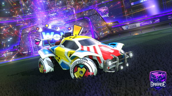 A Rocket League car design from McMoceXVII