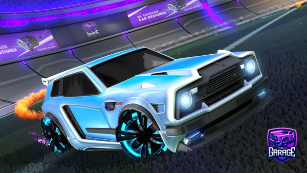 A Rocket League car design from Haacking