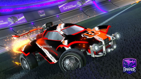 A Rocket League car design from ItzCl0udzRL