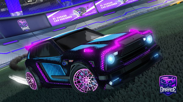 A Rocket League car design from HBacq9