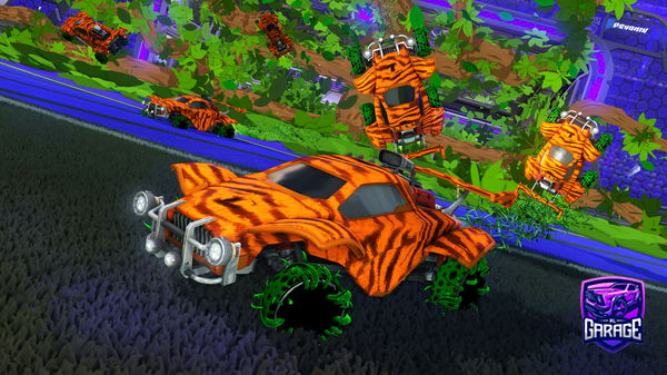 A Rocket League car design from Piggywigly