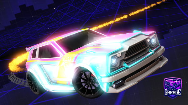A Rocket League car design from Walenx