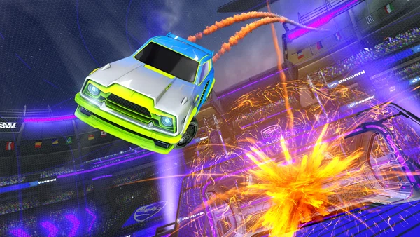 A Rocket League car design from Lucocou